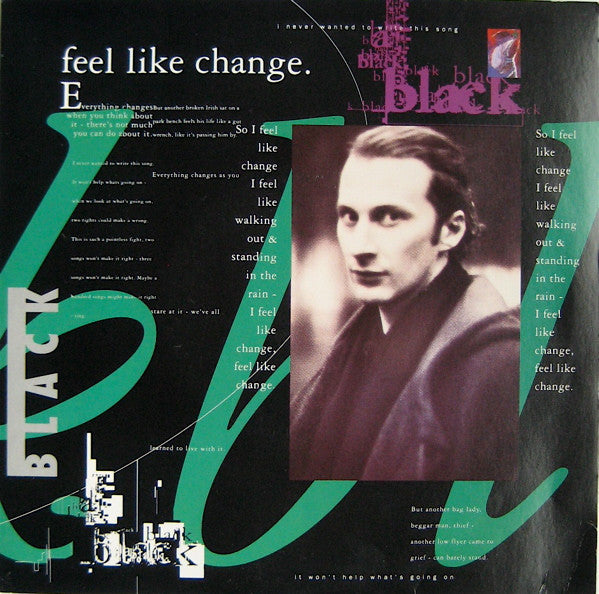 Black - Feel Like Change - Used Vinyl Record 7" image 1