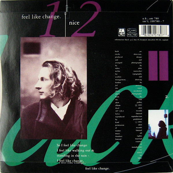 Black - Feel Like Change - Used Vinyl Record 7" image 2