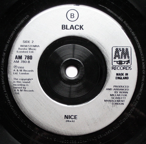 Black - Feel Like Change - Used Vinyl Record 7" image 4