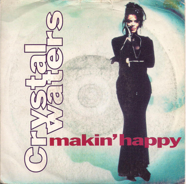 Crystal Waters - Makin' Happy - Used Vinyl Record 7" image 1
