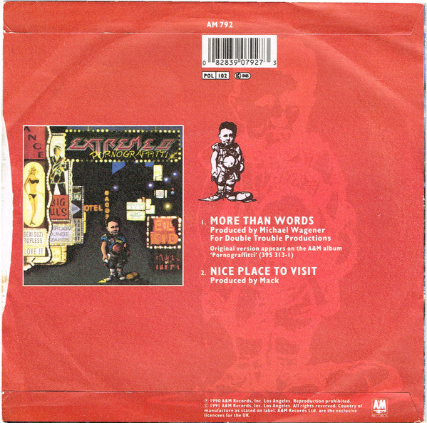 Extreme - More Than Words - Used Vinyl Record 7" image 2