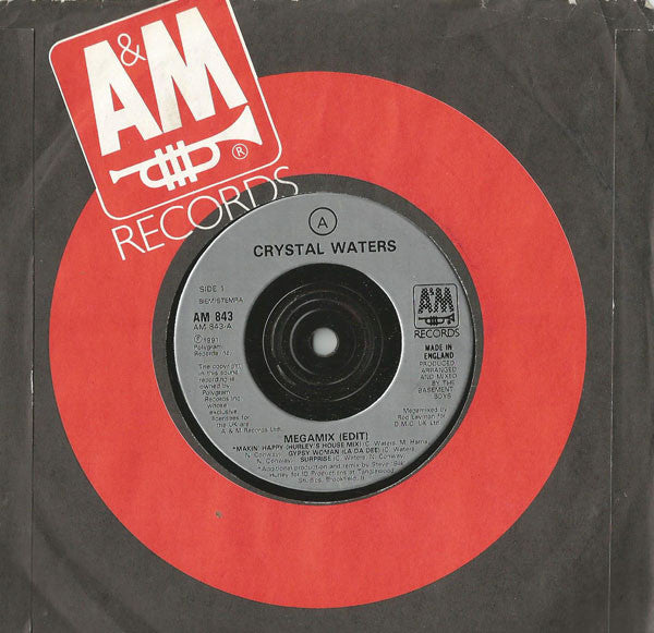 Crystal Waters - Megamix! - Used Vinyl Record 7" image 7