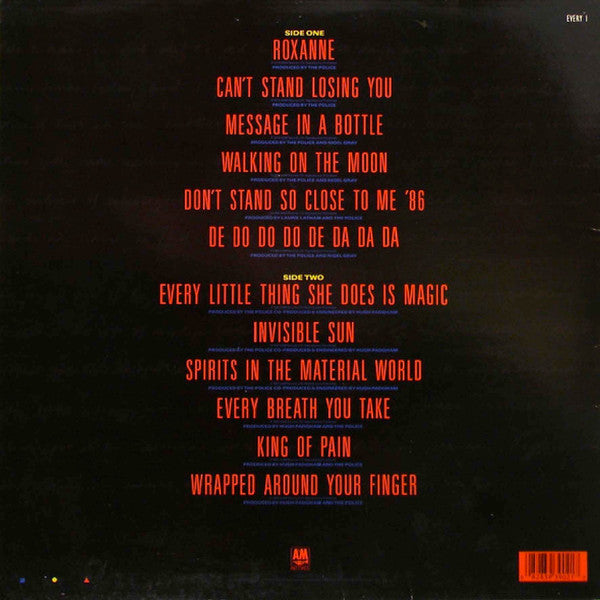 Police - Every Breath You Take (The Singles) - Used Vinyl Record image 2