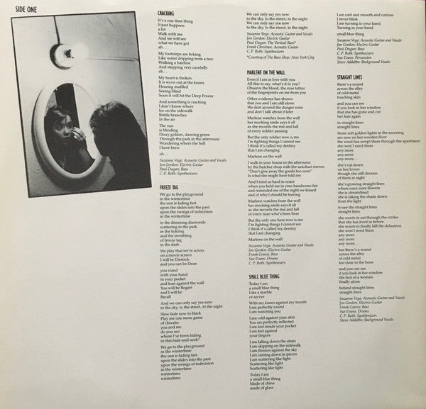Suzanne Vega - Used Vinyl Record image 3
