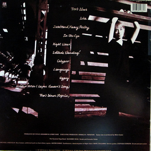 Suzanne Vega - Solitude Standing - Used Vinyl Record image 2