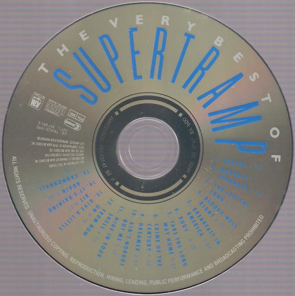 Supertramp - Very Best Of - CD image 3