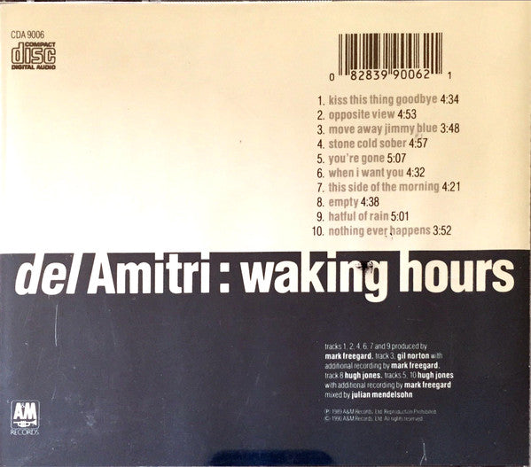 Del Amitri - Waking Hours - Used CD image 4