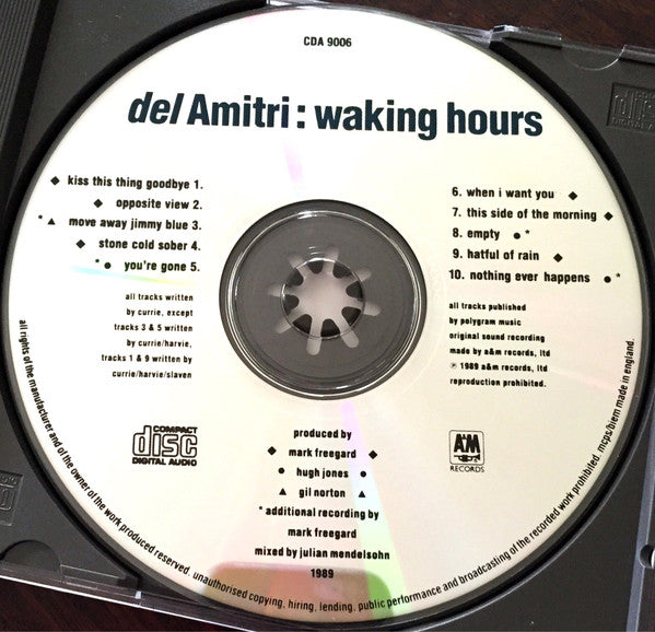 Del Amitri - Waking Hours - Used CD image 7