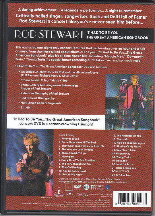 Stewart - It Had To Be You...The Great American Songbook - DVD image 8