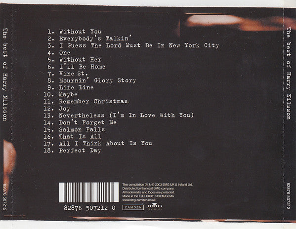Harry Nilsson - Best Of - Used CD image 7