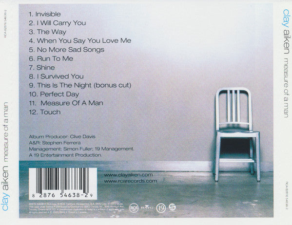 Clay Aiken - Measure Of A Man - Used CD image 7