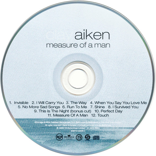 Clay Aiken - Measure Of A Man - Used CD image 8