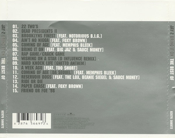 Jay-Z - Bring It On The Best Of - CD image 2