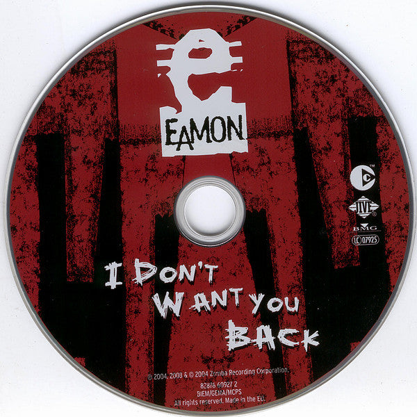 Eamon - I Don't Want You Back - Used CD image 5