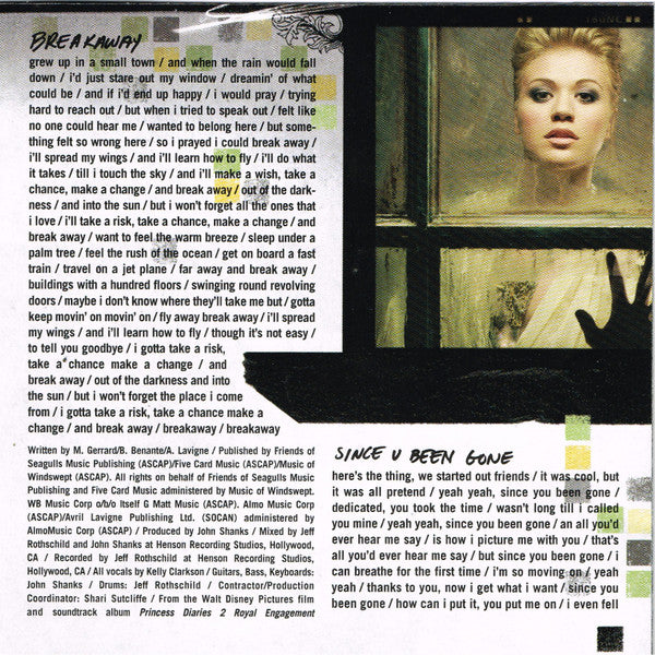 Kelly Clarkson - Breakaway - Used CD image 14