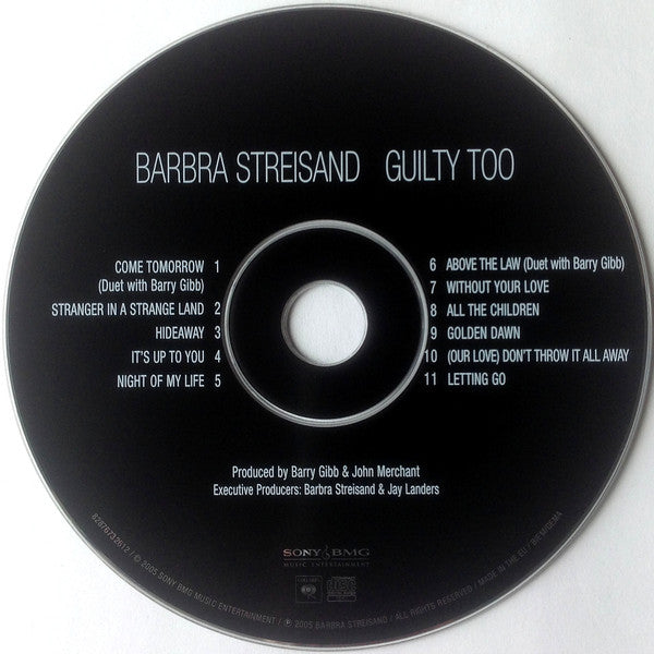 Barbra Streisand - Guilty Too - Used CD image 8