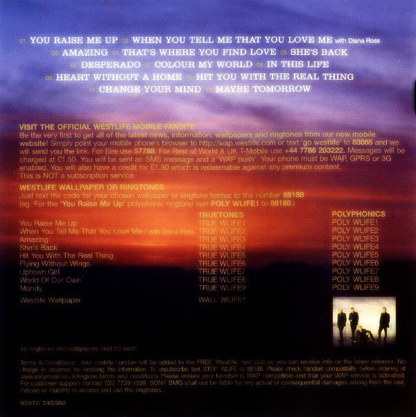 Westlife - Face To Face - Used CD image 4