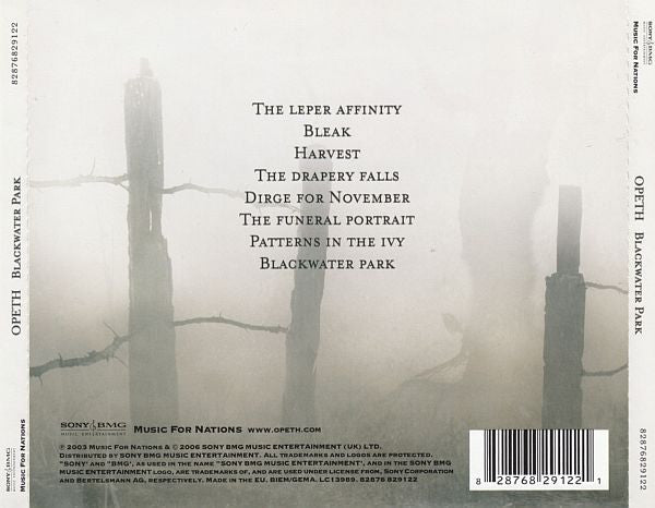 Opeth - Blackwater Park - CD image 2