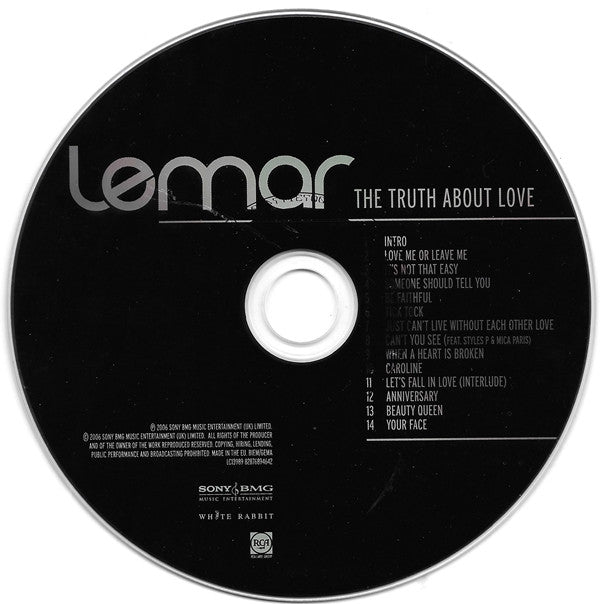 Lemar - Truth About Love - Used CD image 4