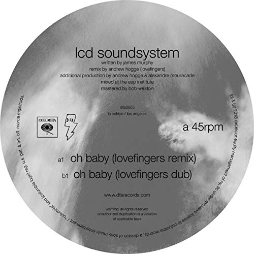 LCD SOUNDSYSTEM - OH BABY - Vinyl Record 12" RECORD image 1