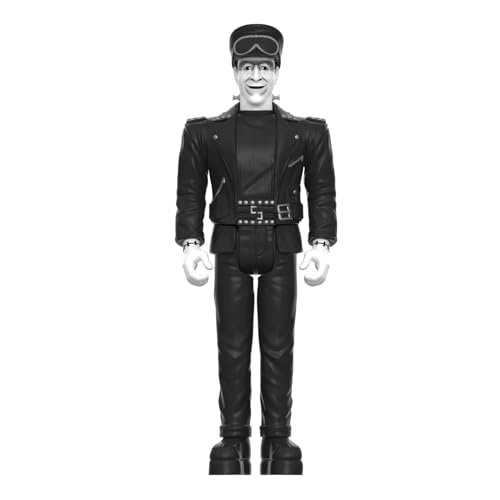 MUNSTERS - Reaction Figures Wave 3 - Hot Rod Herman (Grayscale) - Figu image 2