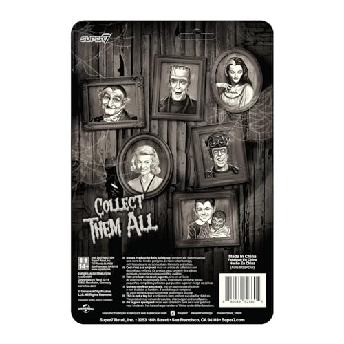 MUNSTERS - Reaction Figures Wave 3 - Hot Rod Herman (Grayscale) - Figu image 4