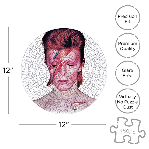 DAVID BOWIE - Aladdin Sane 450Pc Picture Disc Puzzle - Jigsaw Puzzle image 2