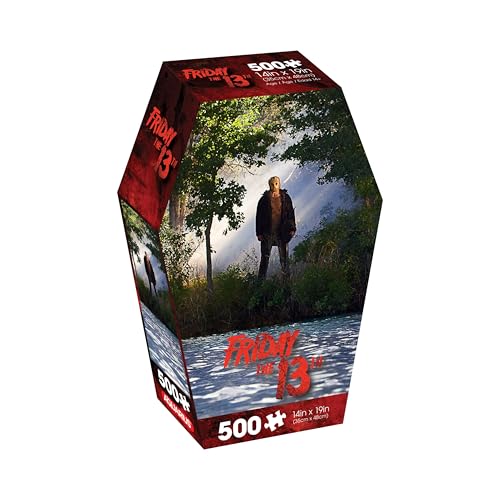 FRIDAY THE 13TH - Coffin Box 500 Piece Jigsaw Puzzle - Jigsaw Puzzle image 1