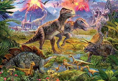 Educa Borras - Dinosaur Gathering 500 piece Jigsaw Puzzle - Jigsaw Puz image 2