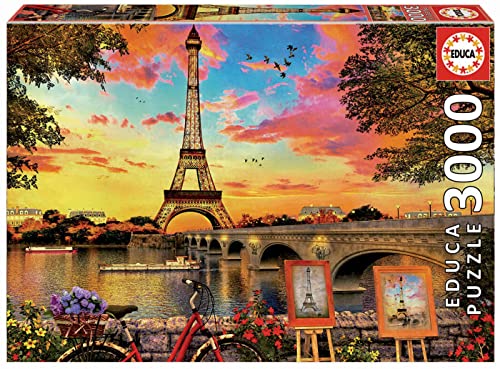 Sunset in Paris 3000pc Puzzle - Non-book item image 1