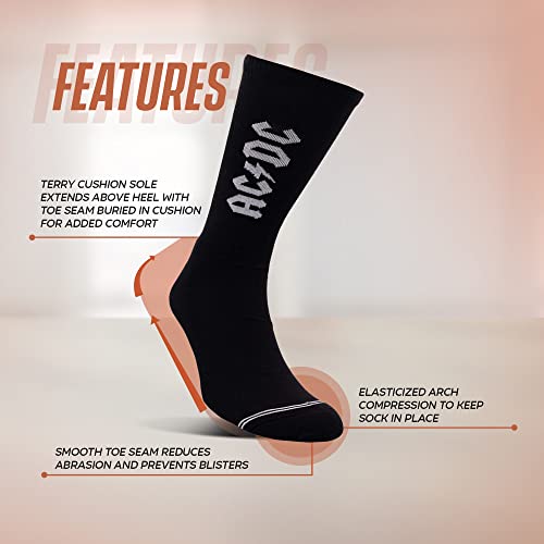 AC/DC - Lightning Stri - Socks - Socks - Size L image 7