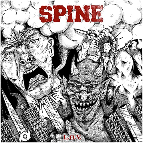 SPINE - L.O.V. (TRANSLUCENT BLUE VINYL) - Vinyl Record 12 image 1