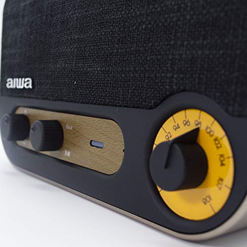 AIWA - Vintage Style Portable Radio & Speaker (FM/USB/AUX/BT) - BT Spe image 5