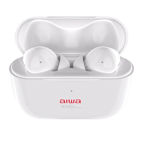 AIWA - EBTW-888ANC True Wireless Earphone (White) - Headphones image 1