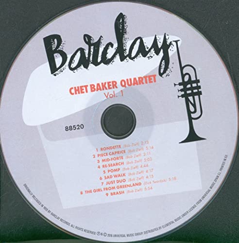 Chet Baker Quartet - Vol. 1 - CD image 3
