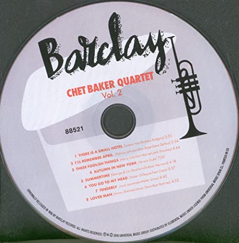 Chet Baker Quartet - ‎– Vol. 2 - CD image 3