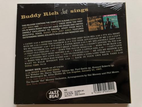 BUDDY RICH - Just Sings - CD image 2