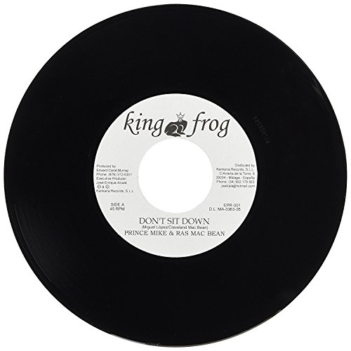 PRINCE MIKE & RAS MA - DON'T SIT DOWN - Vinyl Record 7" image 1