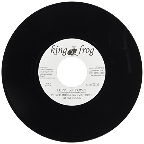 PRINCE MIKE & RAS MA - DON'T SIT DOWN - Vinyl Record 7" image 2