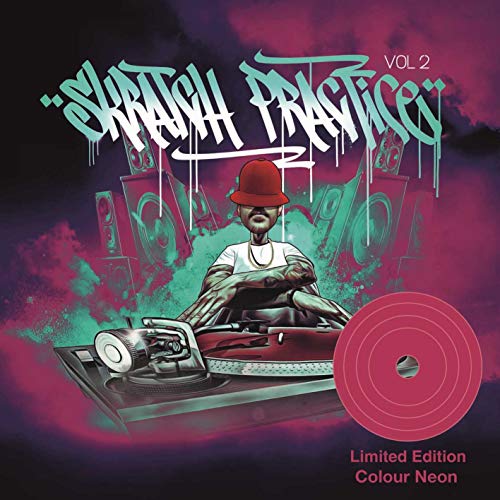 DJ T-KUT - SKRATCH PRACTICE VOL. 2 (7") (NEON MAGENTA VINYL) - Vinyl Re image 1