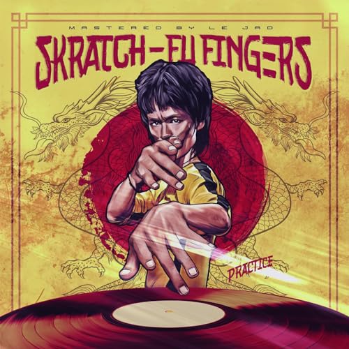 DJ T-KUT - SKRATCH FU-FINGERS PRACTICE (BLACK) - Vinyl Record 7 image 1
