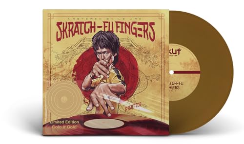 DJ T-KUT - SKRATCH FU-FINGERS PRACTICE (GOLD) - Vinyl Record 7 image 3