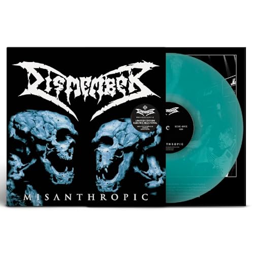 DISMEMBER - MISANTHROPIC (ELECTRIC BLUE VINYL) - Vinyl Record MLP image 1