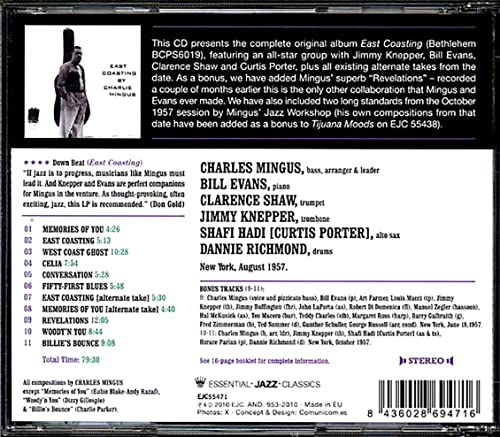 Charles Mingus - East Coasting - CD image 2
