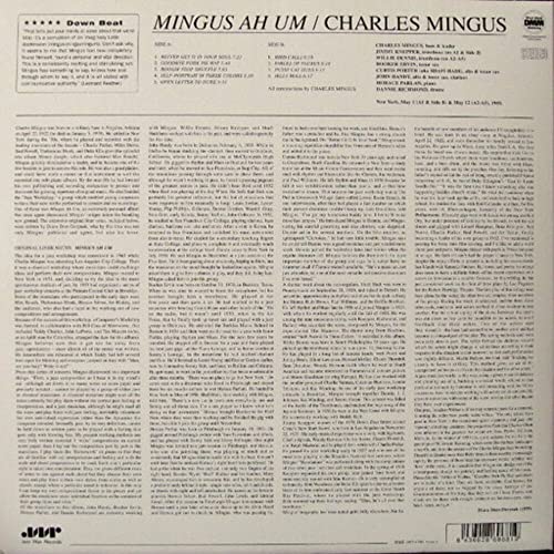Charles Mingus - Ah Um - Vinyl Record image 2