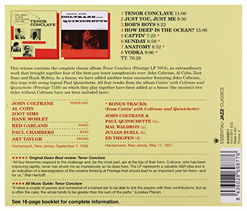 John Coltrane - Tenor Conclave - CD image 2