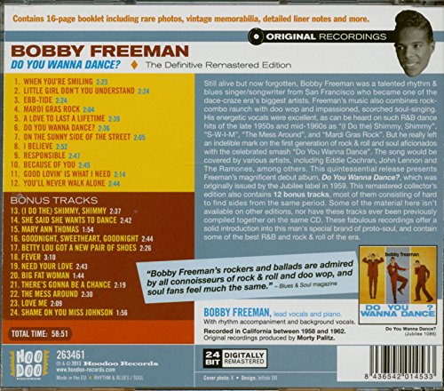 BOBBY FREEMAN - DO YOU WANNA DANCE? - CD image 2