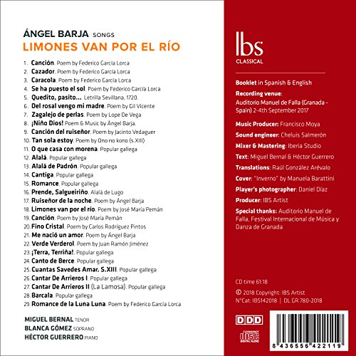 ANGEL BARJA - LIMONES VAN POR EL RIO - CD image 2