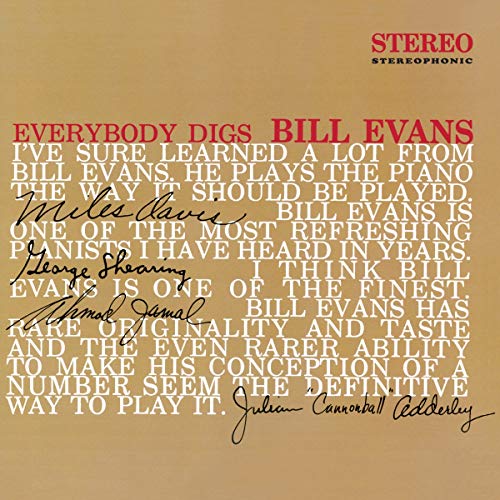 BILL EVANS - EVERYBODY DIGS (LIM - Vinyl Record image 1