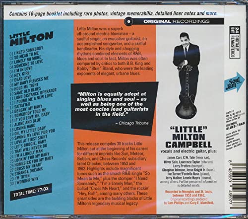 LITTLE MILTON - LONG DISTANCE OPERATOR - 1953- - CD image 2